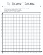 Fall Coordinate Graphing Activities For Kids - Ice Cream N Sticky Fingers