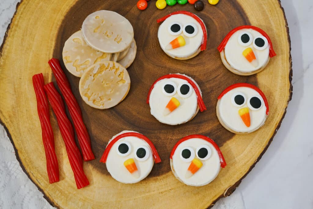 Snowman Cookies Process 4