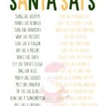 Santa Says List View