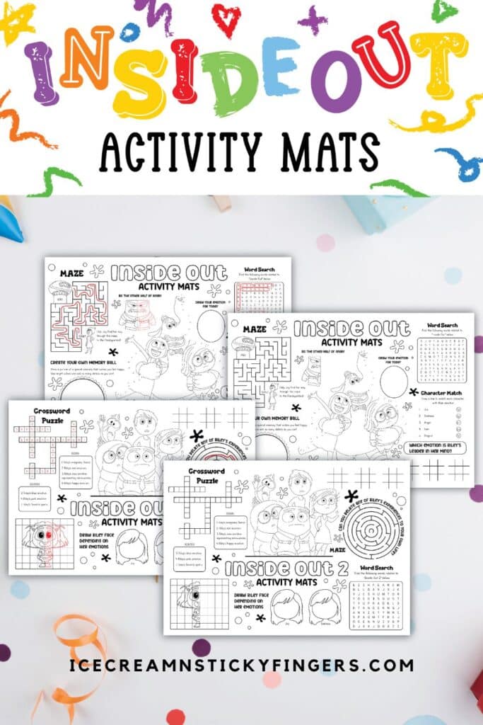 Inside Out Activity Mats