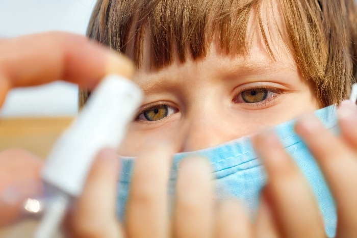 How To Help Small Children Use Hand Sanitizer