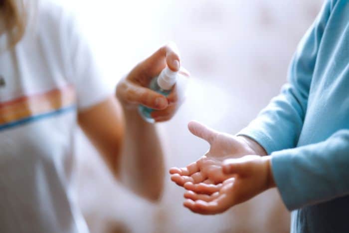 How To Help Small Children Use Hand Sanitizer at Events