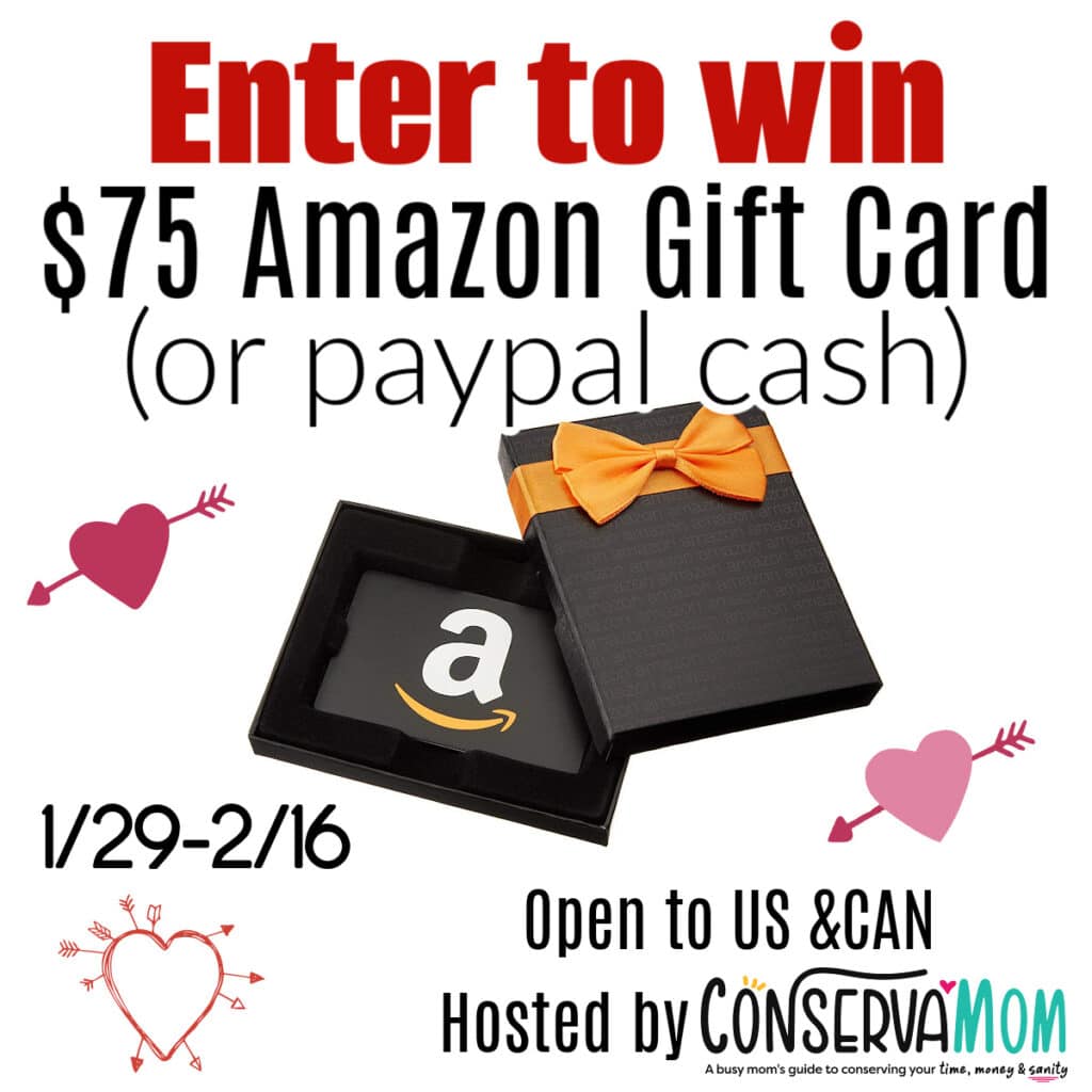 $75 Amazon Gift Card or Paypal Cash Giveaway