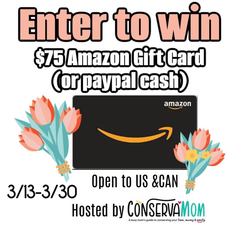 Enter to Win $75 Amazon or Paypal Cash Giveaway
