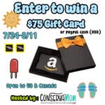Enter to Win a $75 Amazon Gift Card or Paypal Cash Giveaway