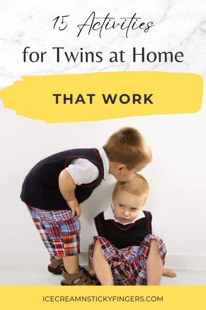 15 Activities for Twins at Home That Work