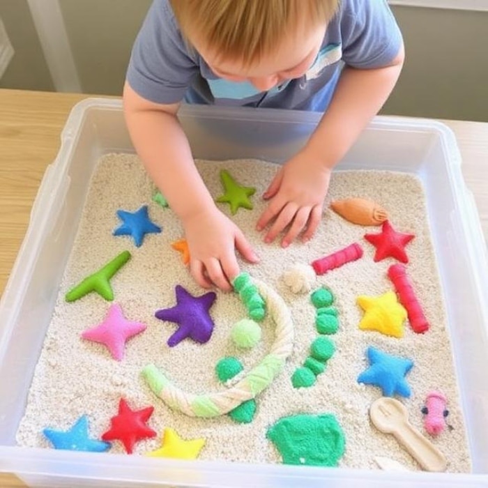 Kinetic Sand Sensory Bin