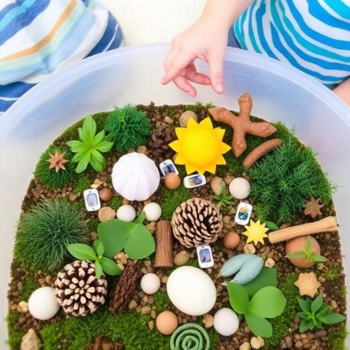 Nature Sensory bin