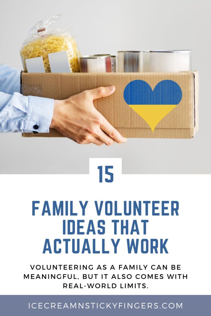 Family Volunteer Ideas That Actually Work